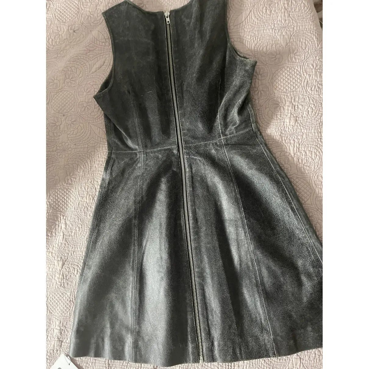 Buy Muubaa Leather mini dress online