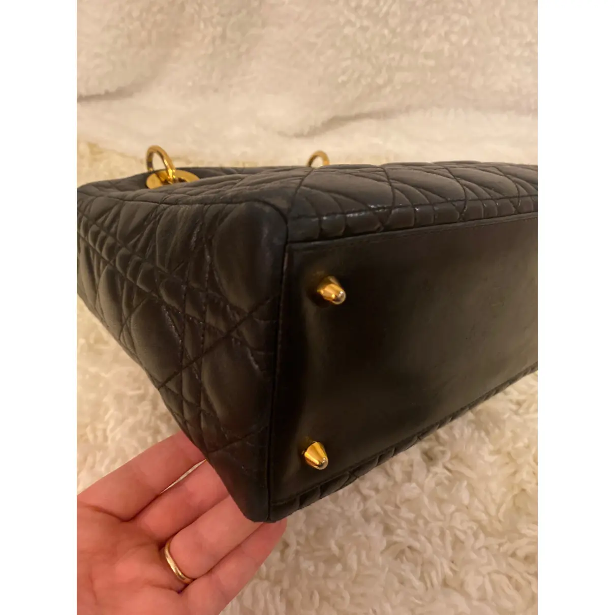 My Lady Dior leather handbag Dior - Vintage