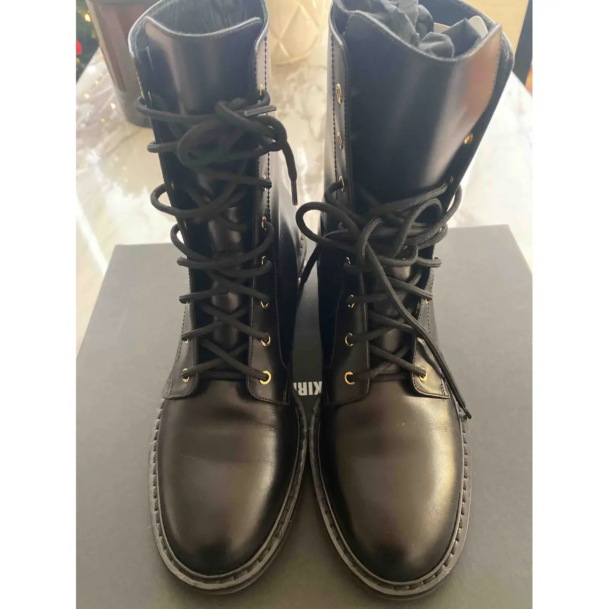 Leather lace up boots Nicholas Kirkwood