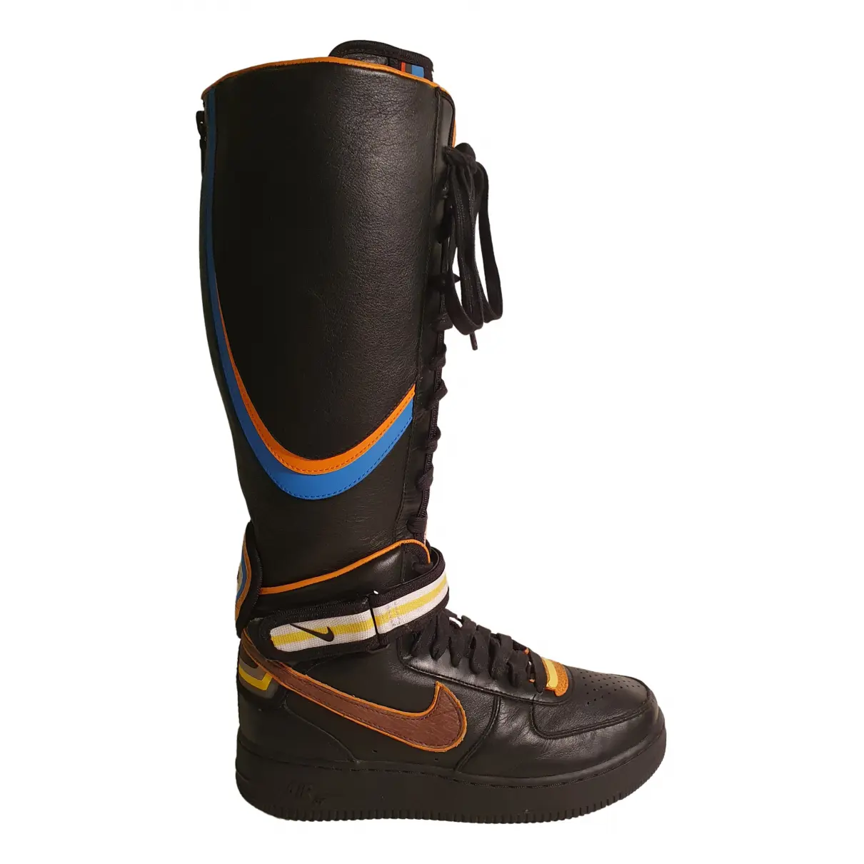 Leather biker boots Nike by Riccardo Tisci