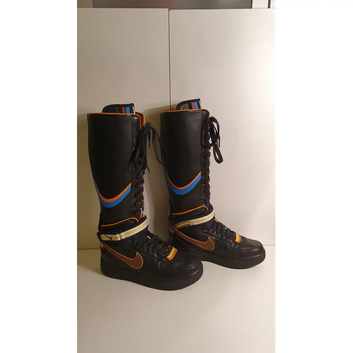 Buy Nike by Riccardo Tisci Leather biker boots online