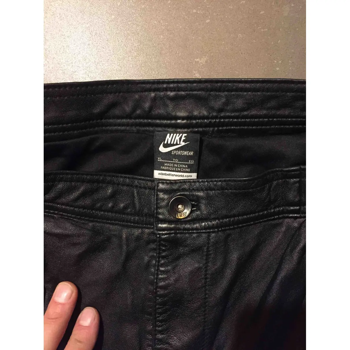 Nike Leather mini short for sale