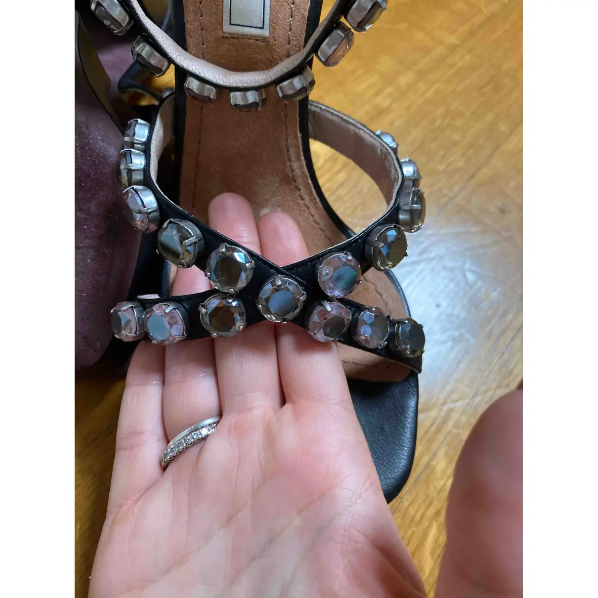Leather sandals Nina Ricci