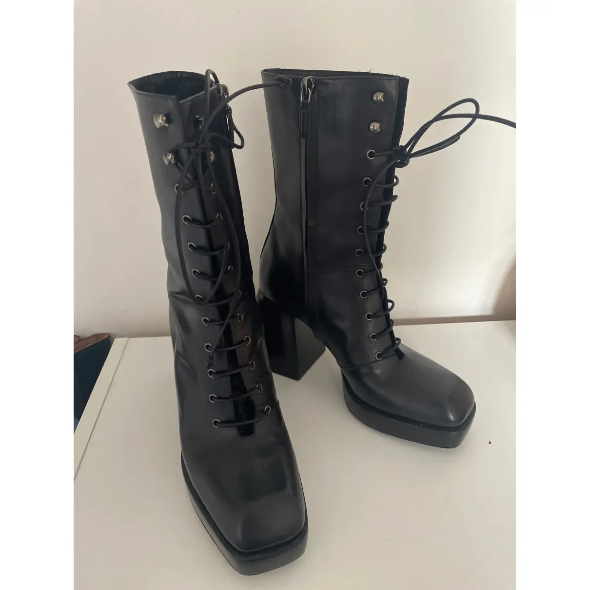 Buy Nodaleto Leather ankle boots online