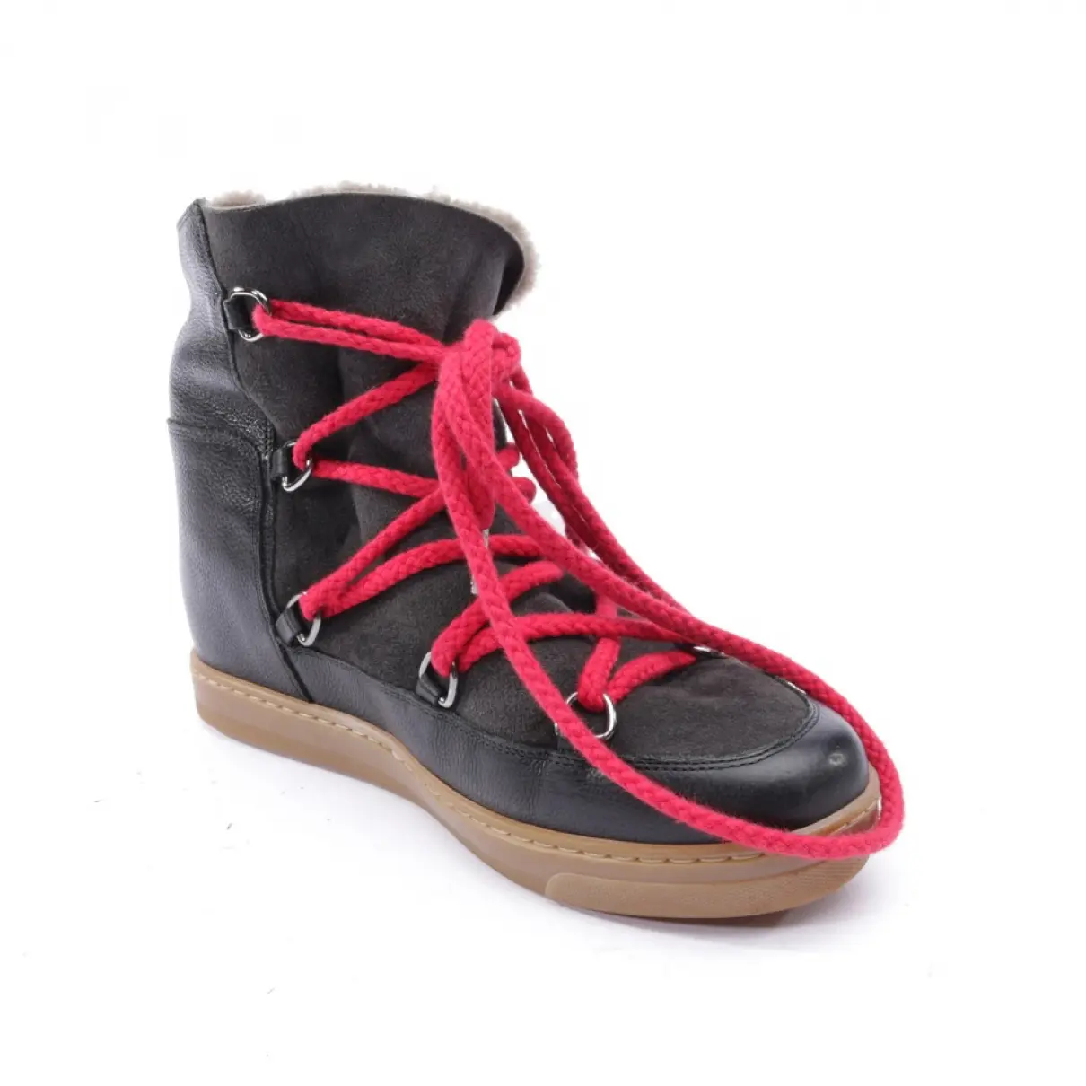 Buy Isabel Marant Nowles leather ankle boots online