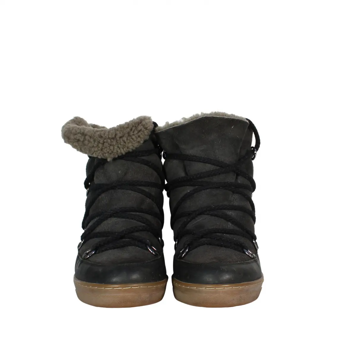 Buy Isabel Marant Nowles leather ankle boots online