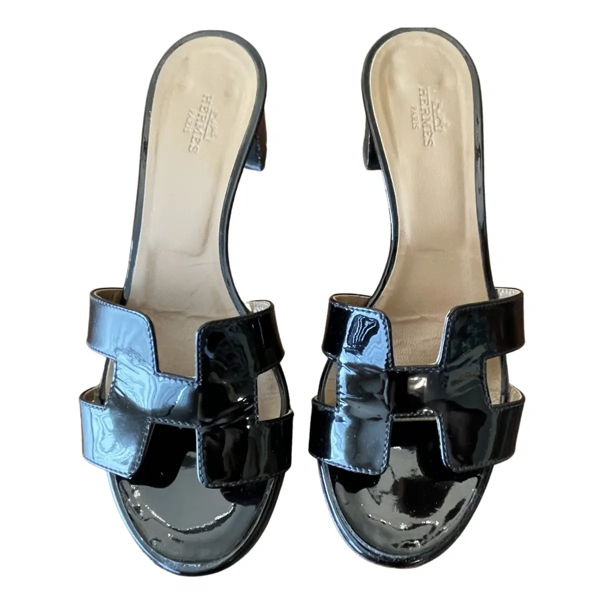 Oasis leather sandals Hermès