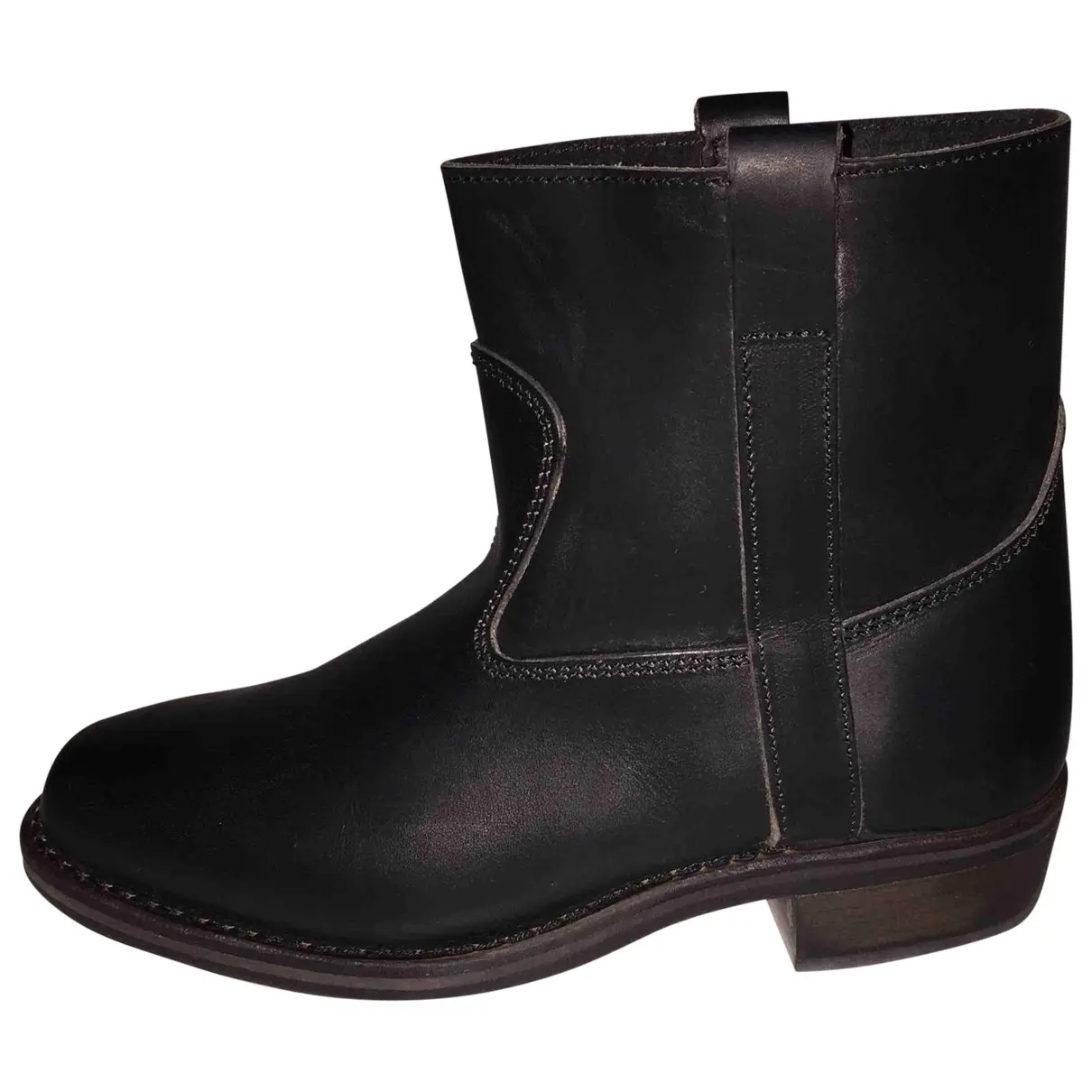 Leather ankle boots Odetta