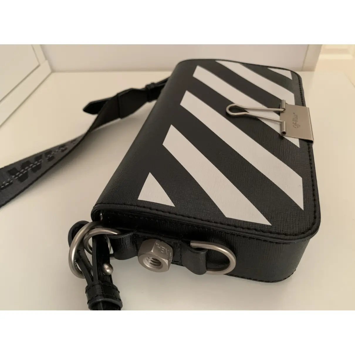 Leather crossbody bag Off-White