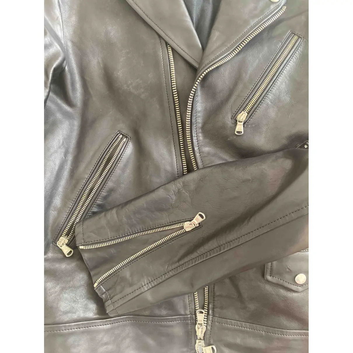 Leather jacket Officine Creative