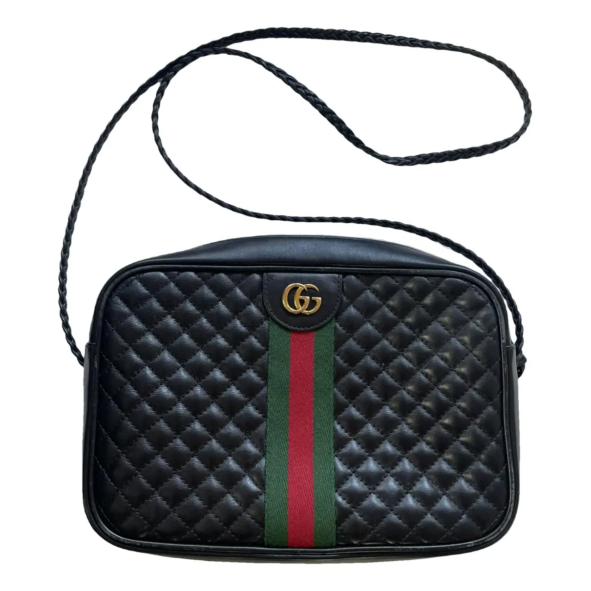 Ophidia Compartment Messenger leather crossbody bag Gucci