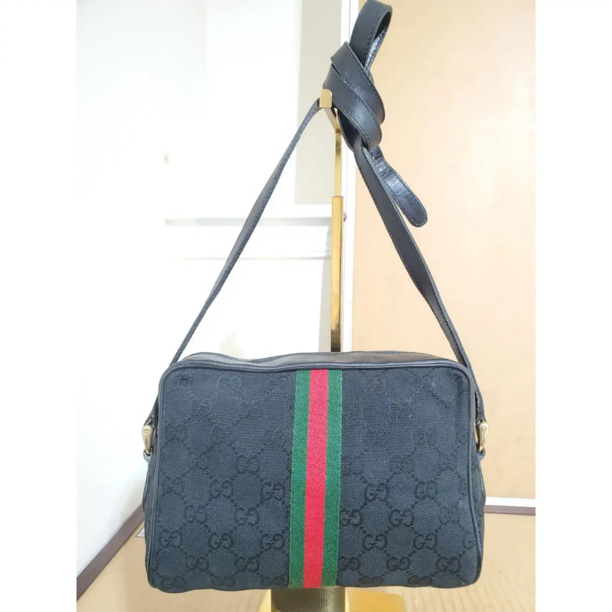 Ophidia leather crossbody bag Gucci