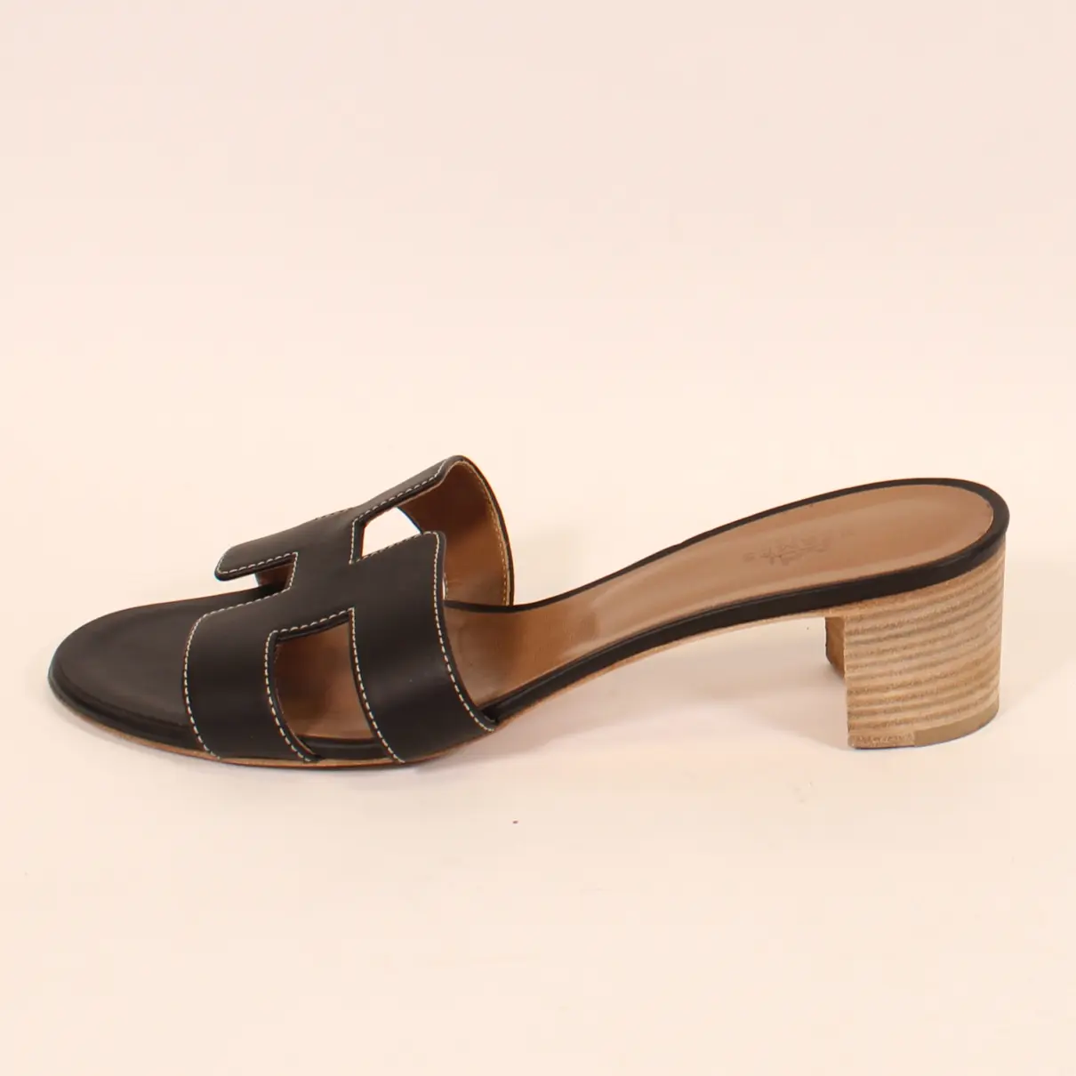 Oran leather sandals Hermès