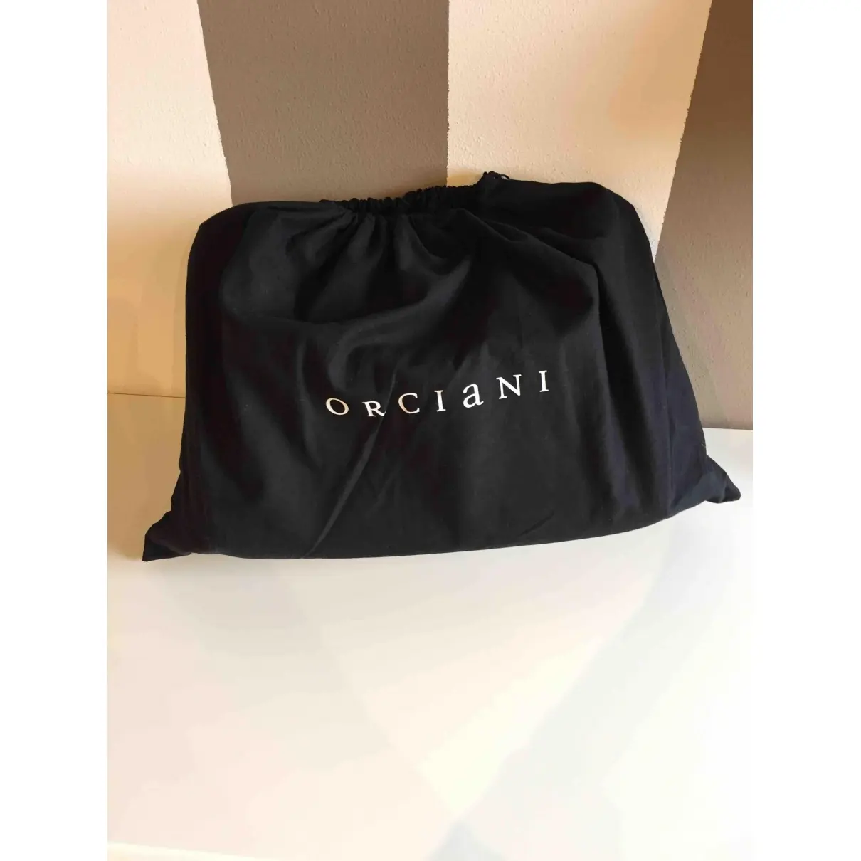Leather handbag Orciani