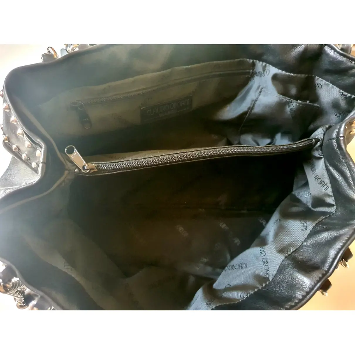 Leather handbag Orciani - Vintage