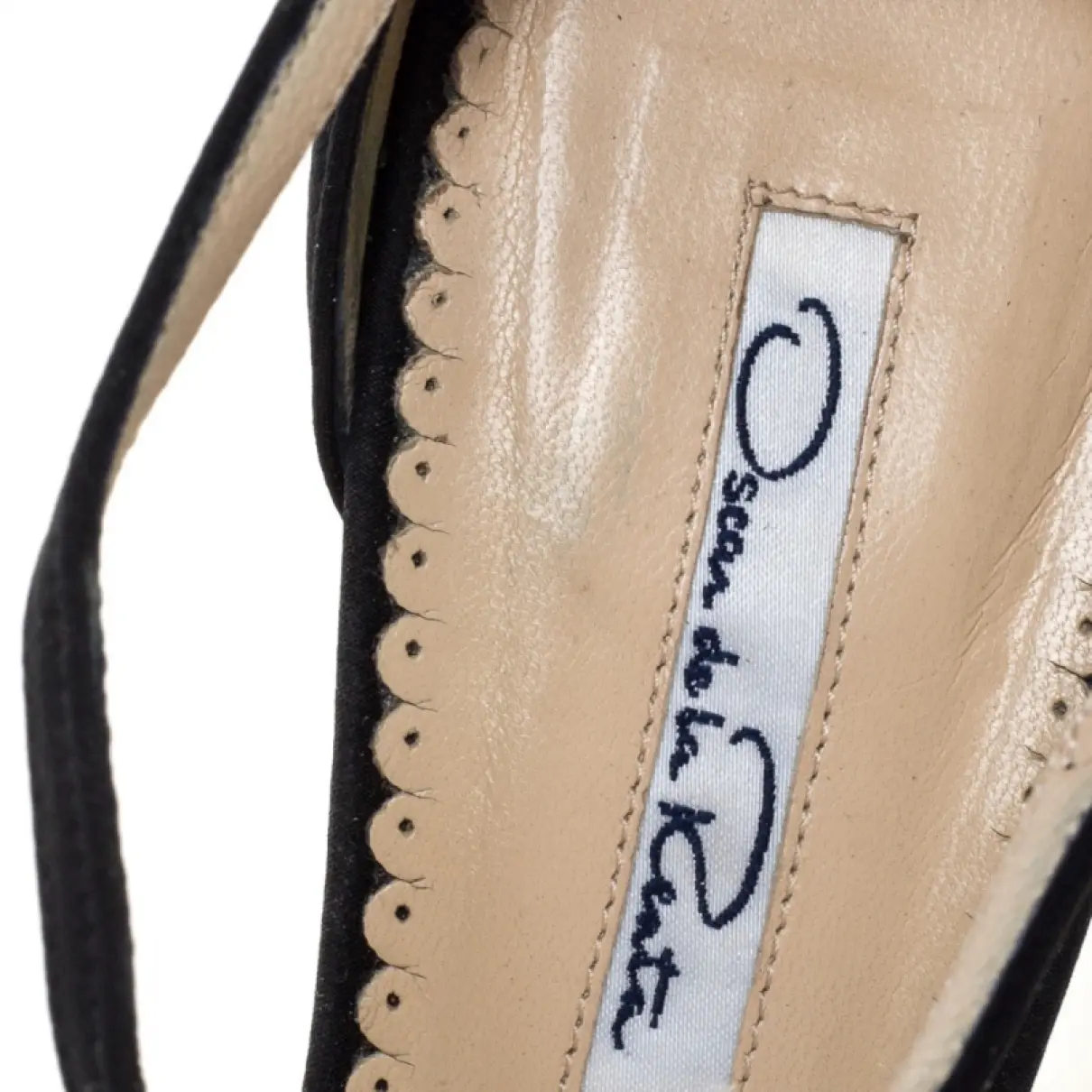 Leather sandals Oscar De La Renta