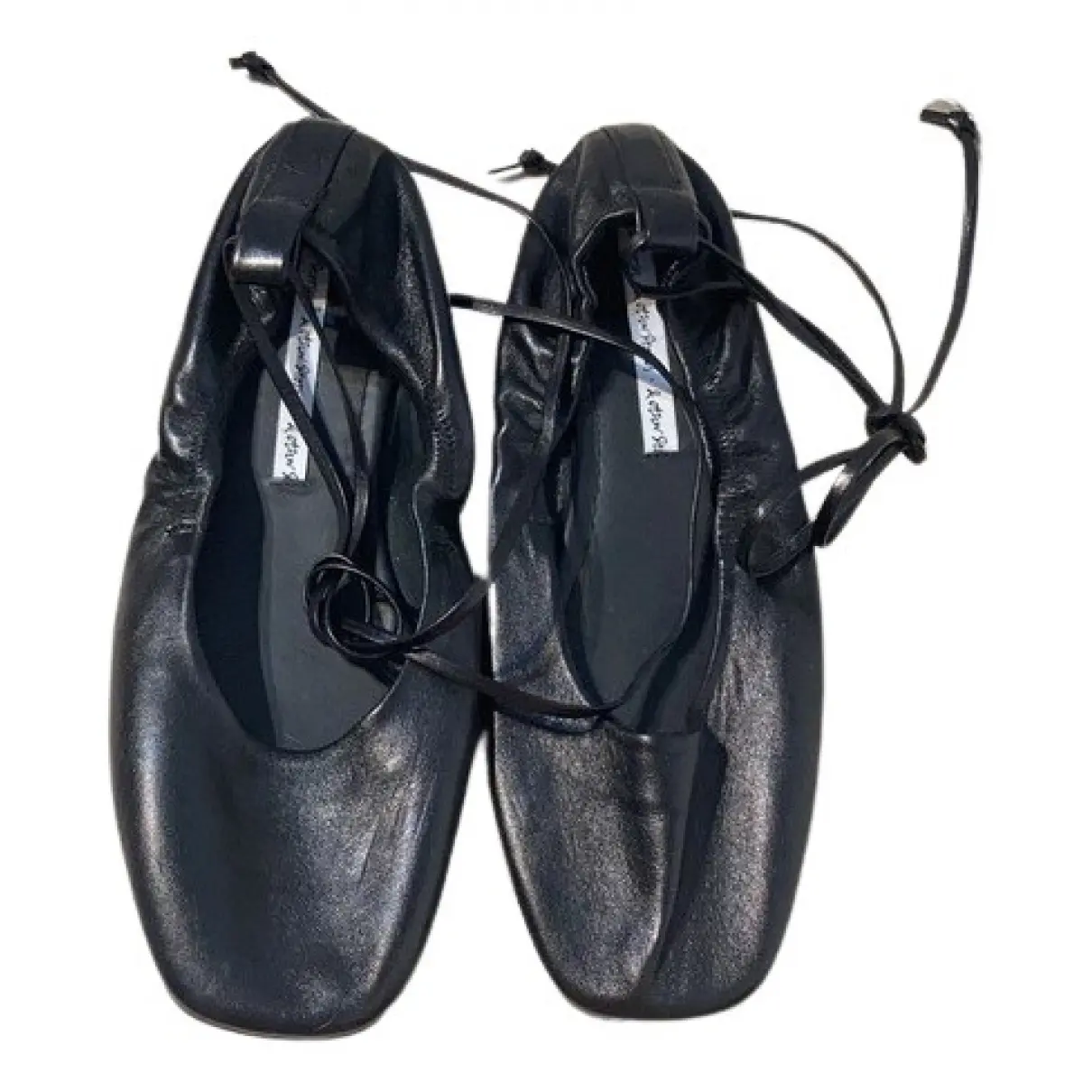 Leather ballet flats & Other Stories