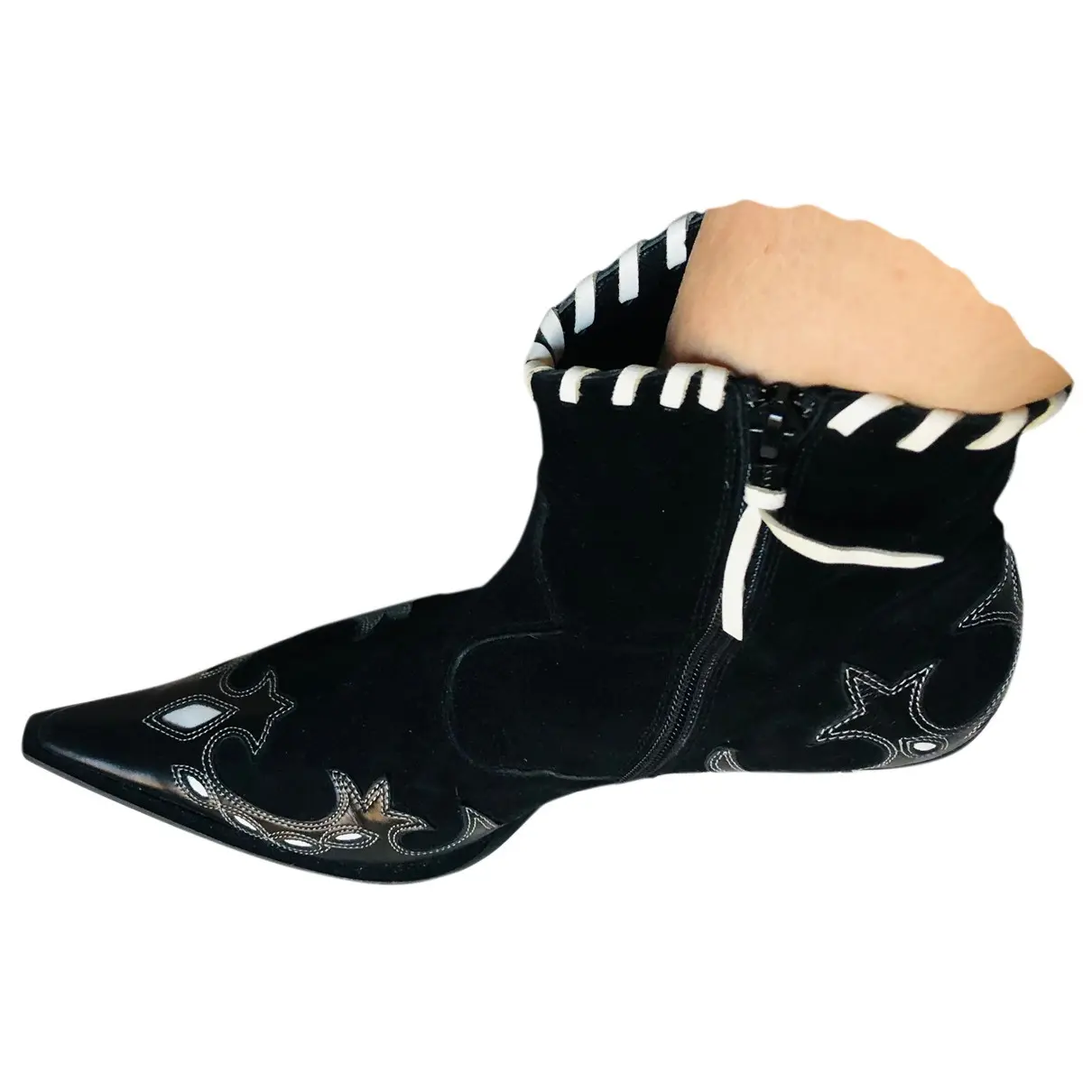 Leather western boots Pablo