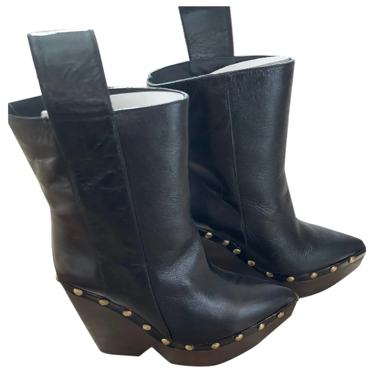 Leather ankle boots Paloma Barcelo