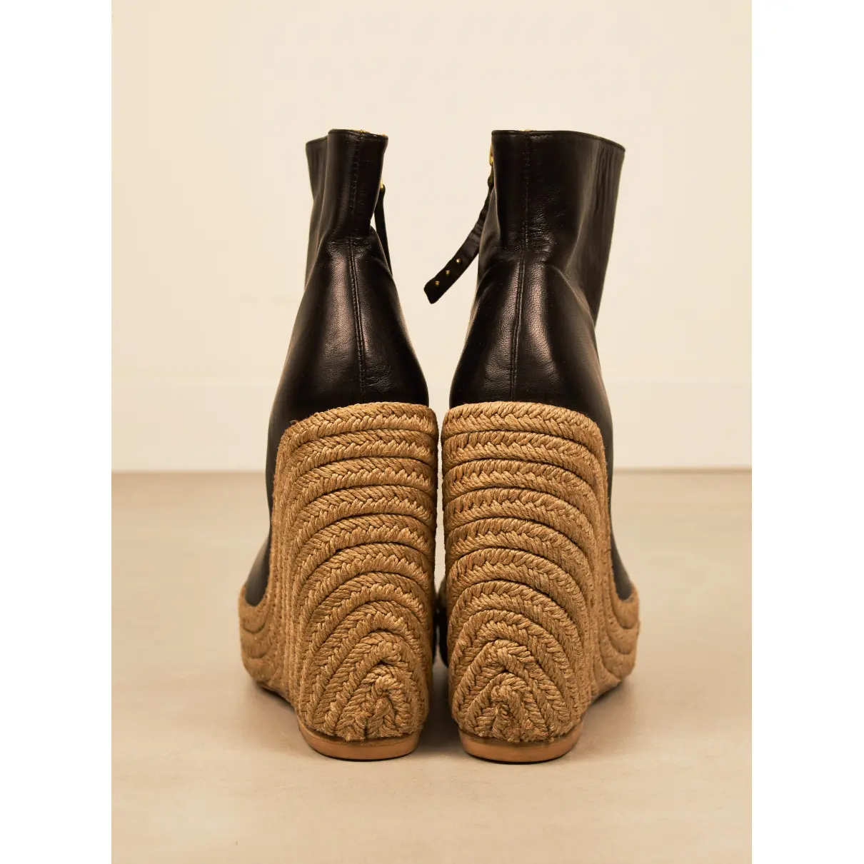 Leather espadrilles Paloma Barcelo