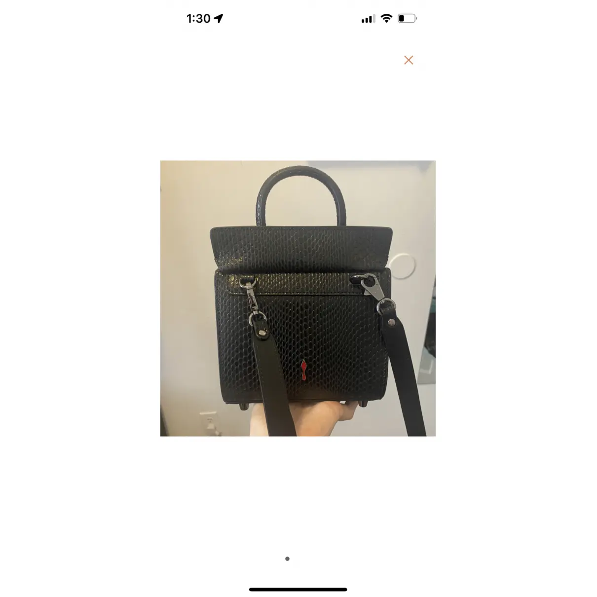 Buy Christian Louboutin Paloma leather crossbody bag online