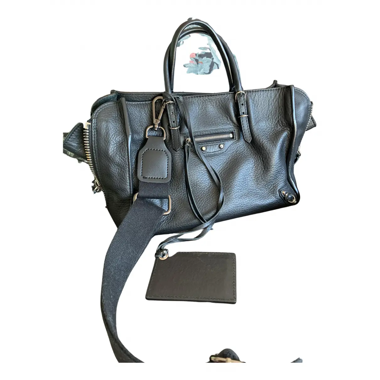 Papier leather crossbody bag Balenciaga