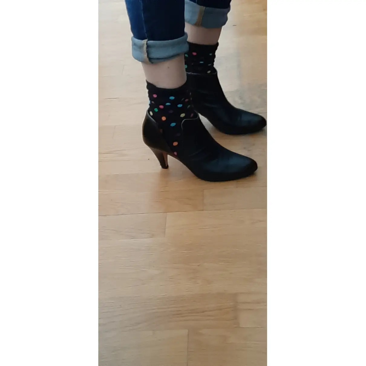 Leather ankle boots Patricia Blanchet