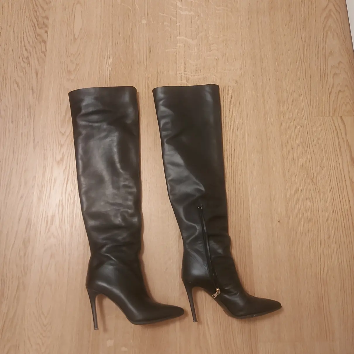 Leather western boots Patrizia Pepe