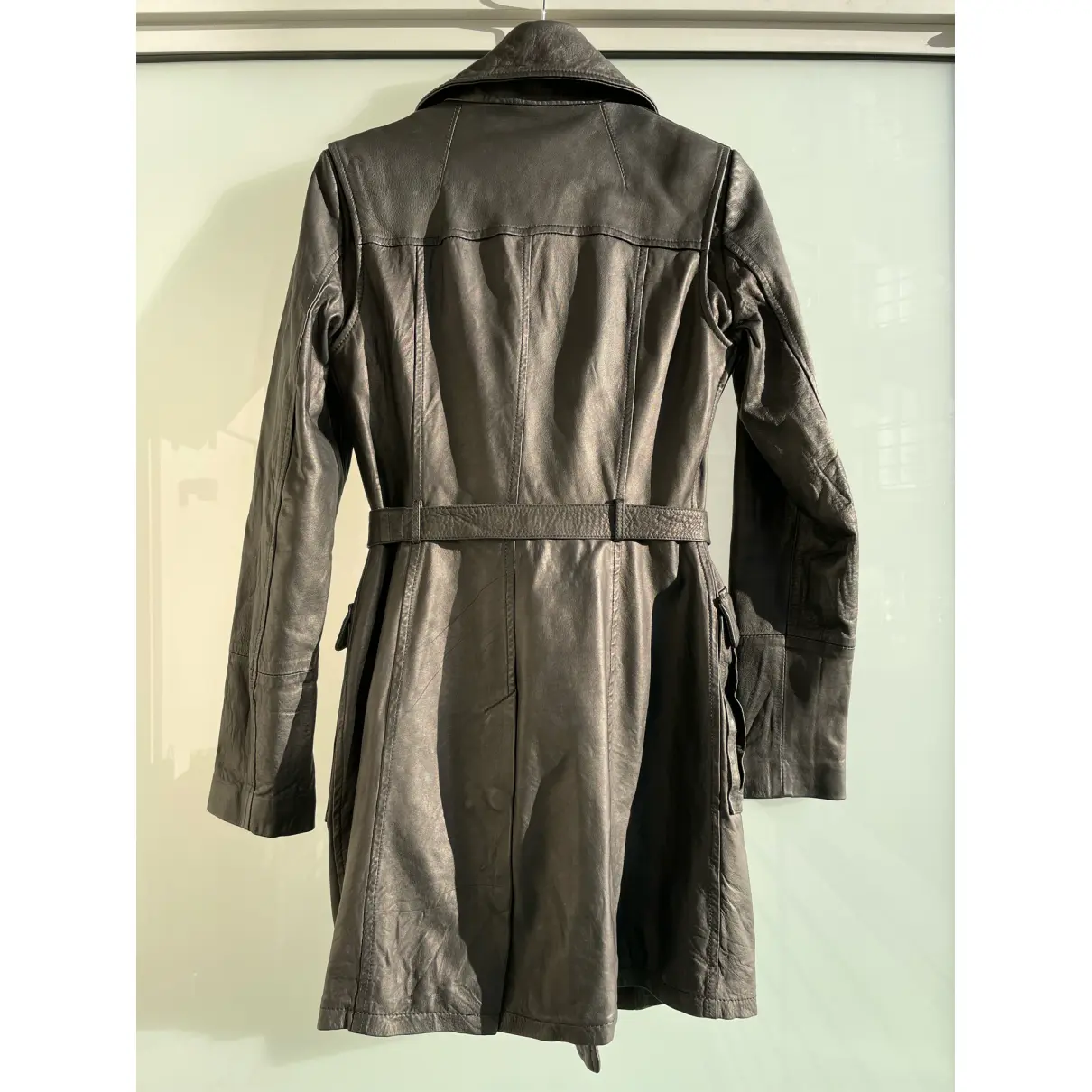 Buy Patrizia Pepe Leather trench coat online