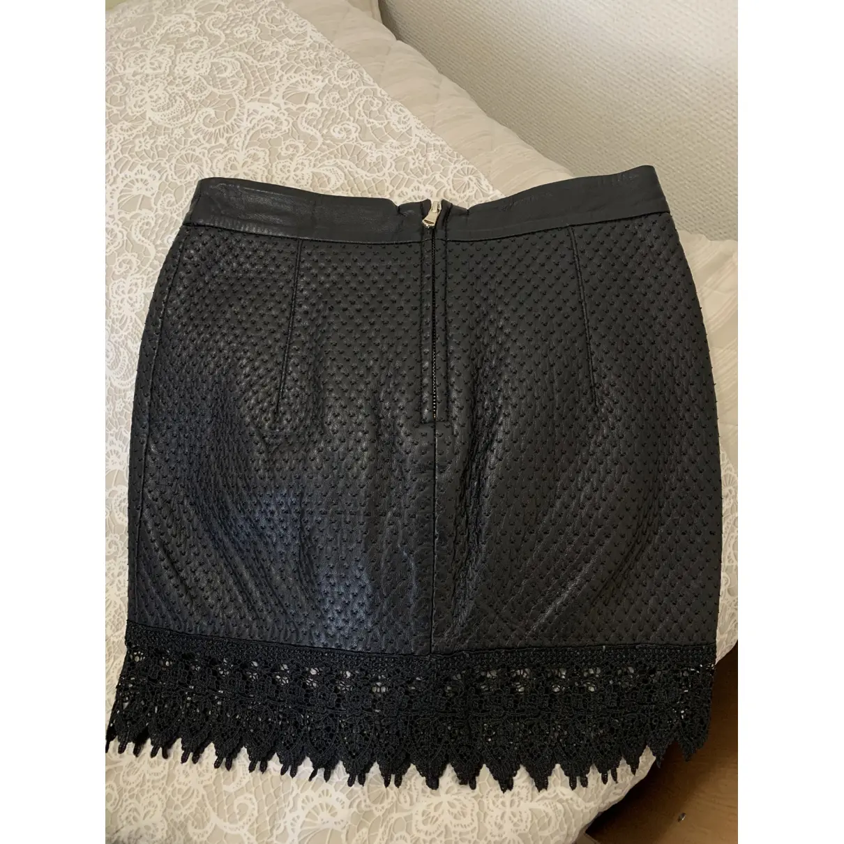 Buy Patrizia Pepe Leather mini skirt online
