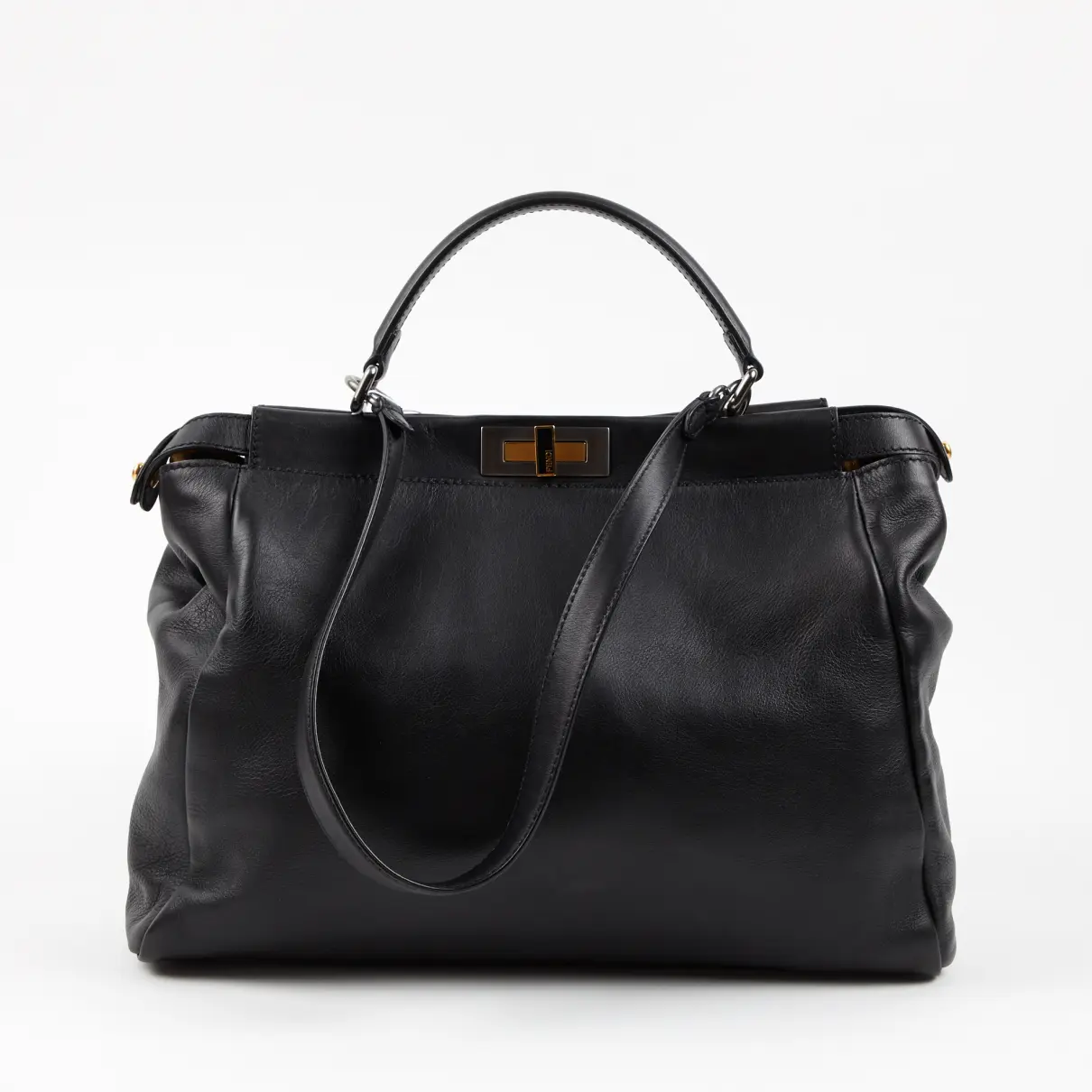 Buy Fendi Peekaboo leather handbag online