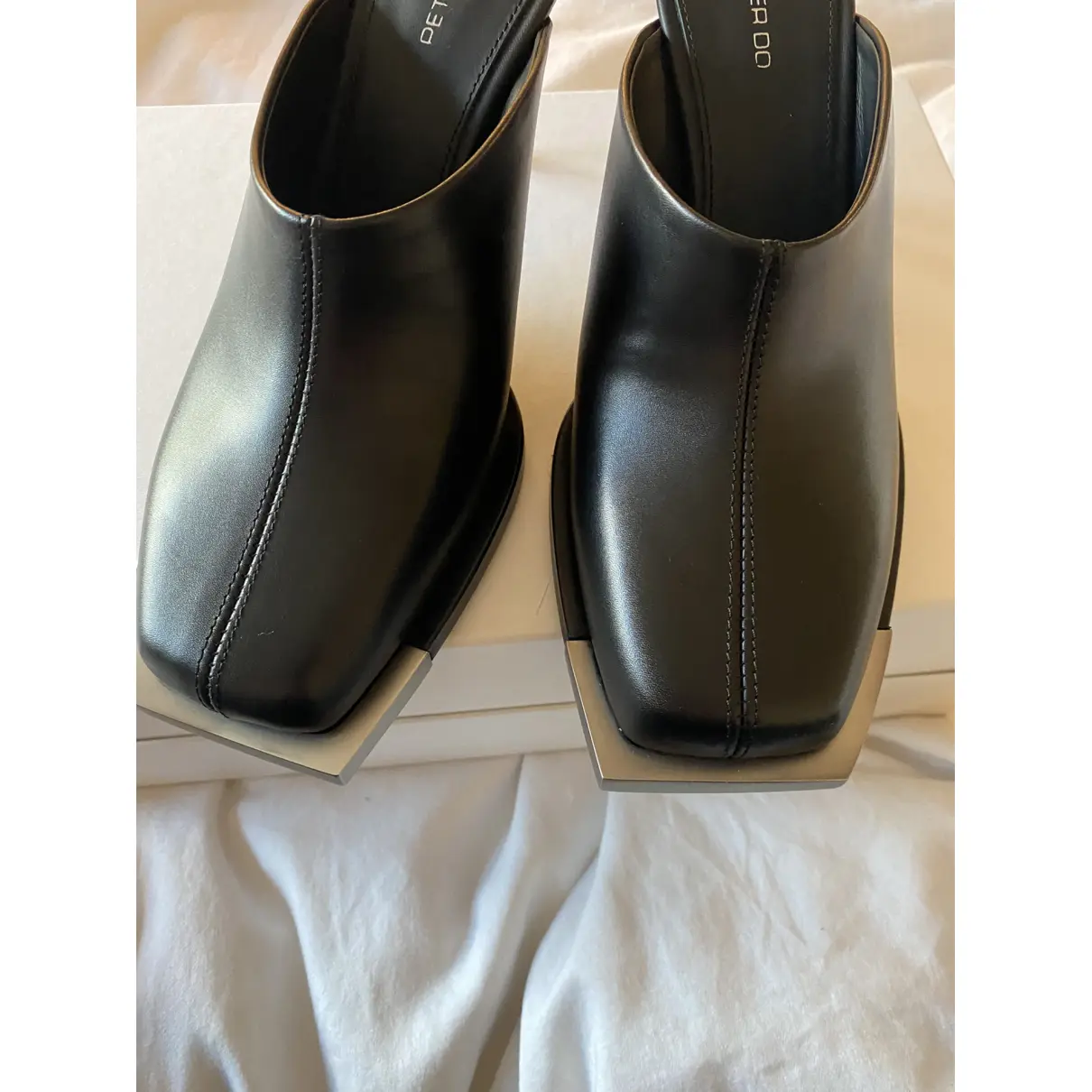Leather mules & clogs Peter Do
