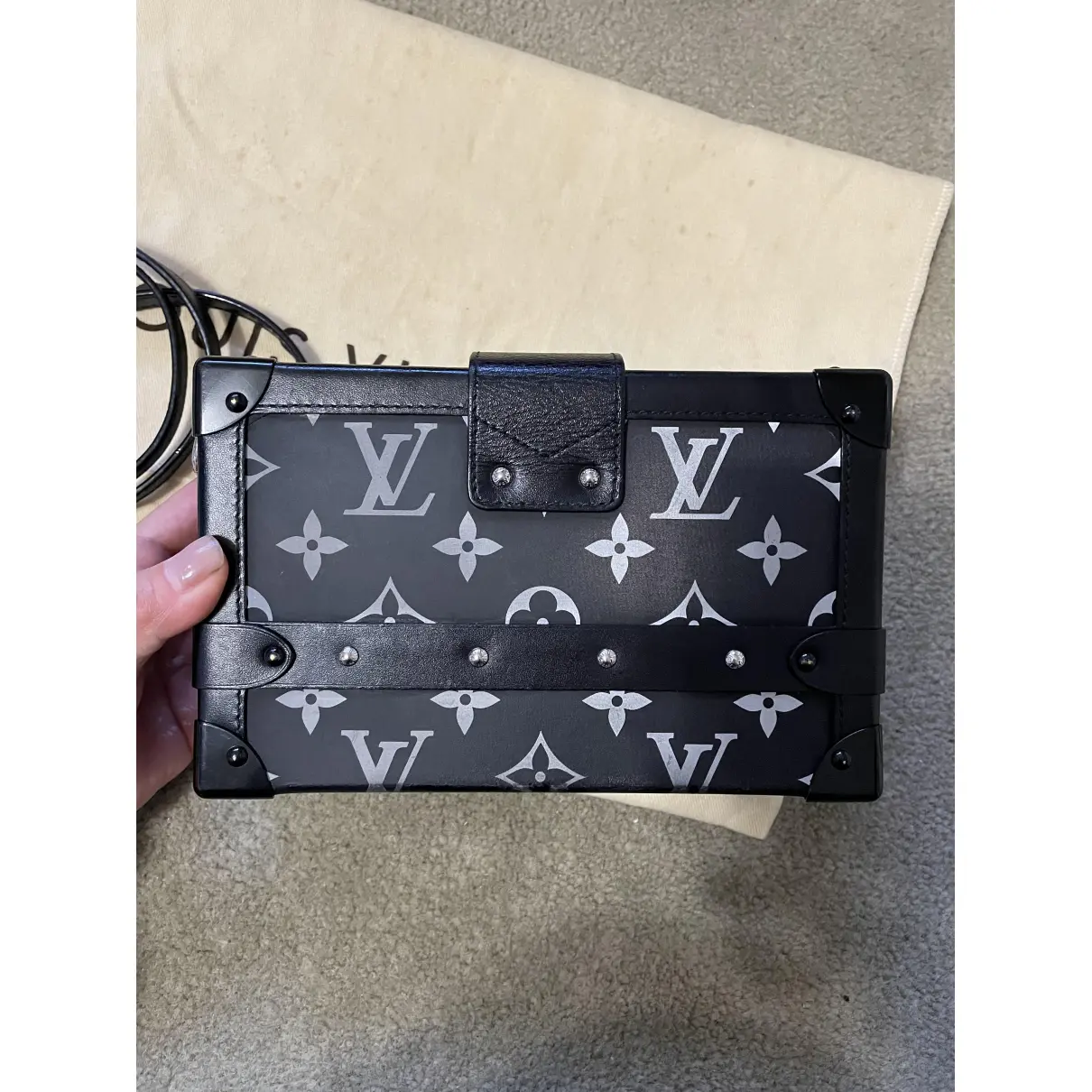 Buy Louis Vuitton Petit Malle leather crossbody bag online