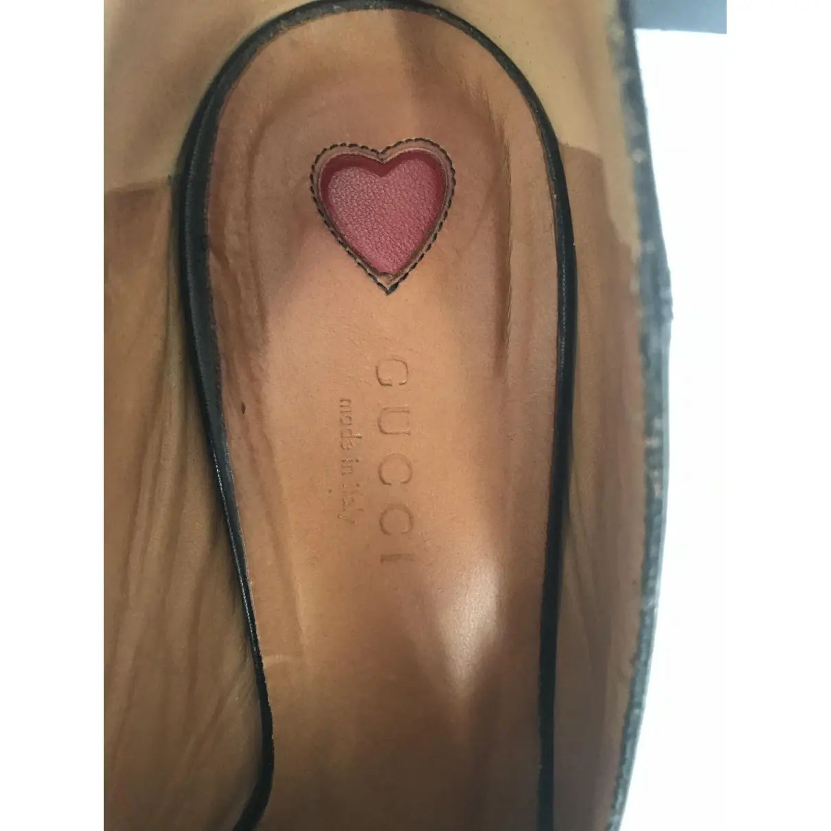Buy Gucci Peyton leather heels online