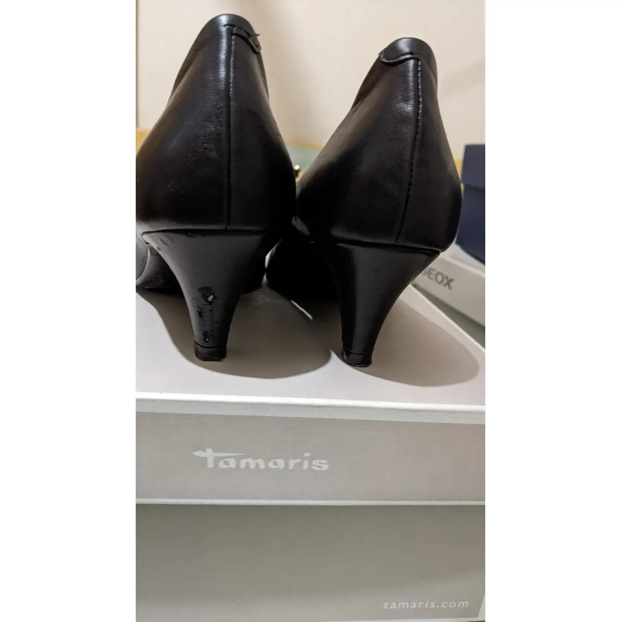 Leather heels Pierre Cardin - Vintage
