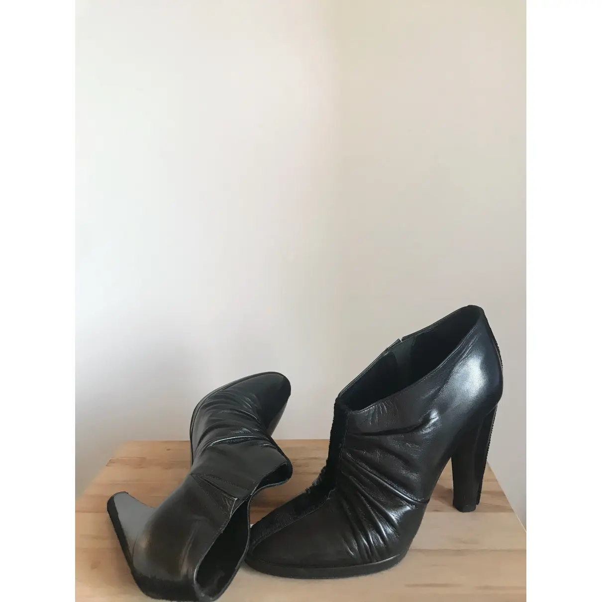 Leather heels Pierre Hardy