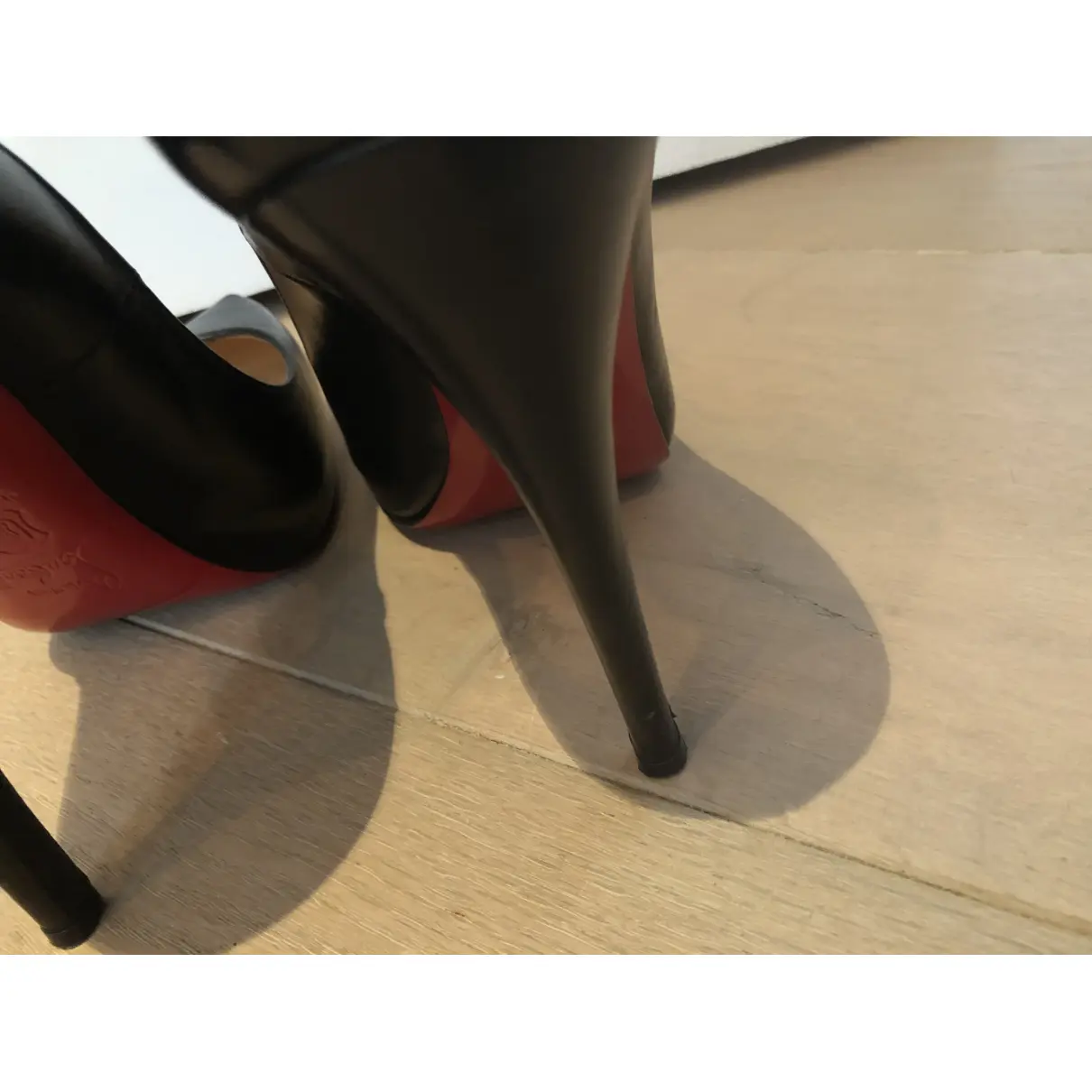 Pigalle Plato leather heels Christian Louboutin