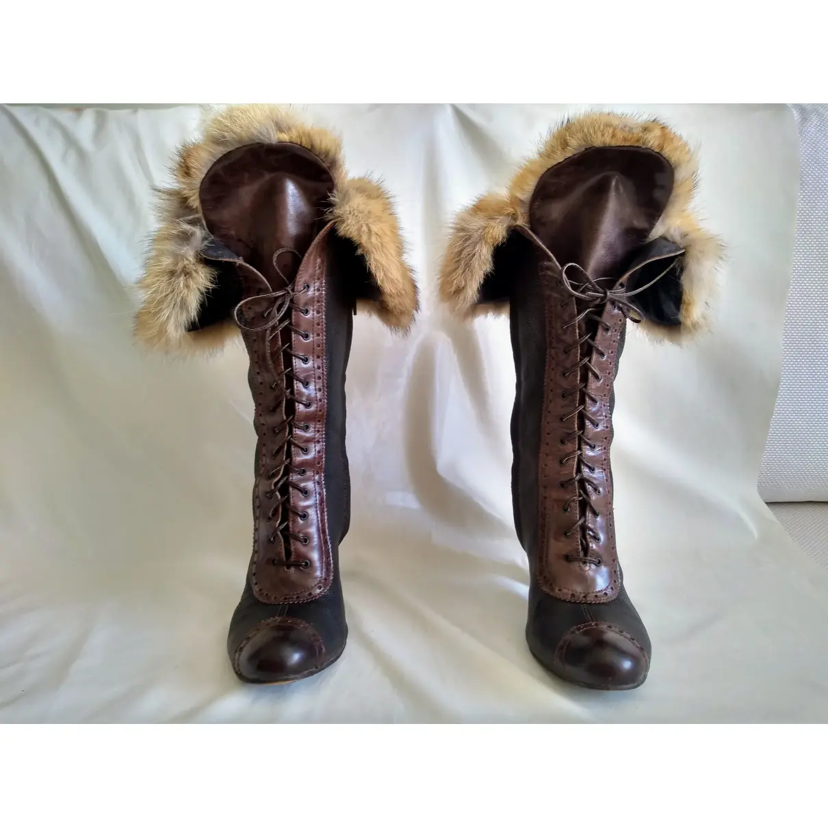 Leather boots Pinko