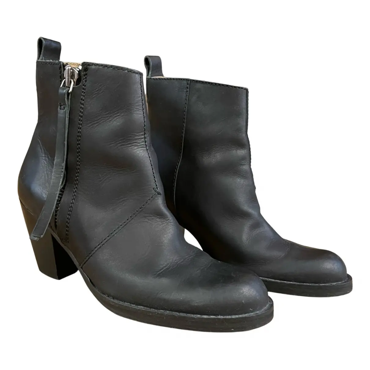 Pistol leather ankle boots Acne Studios