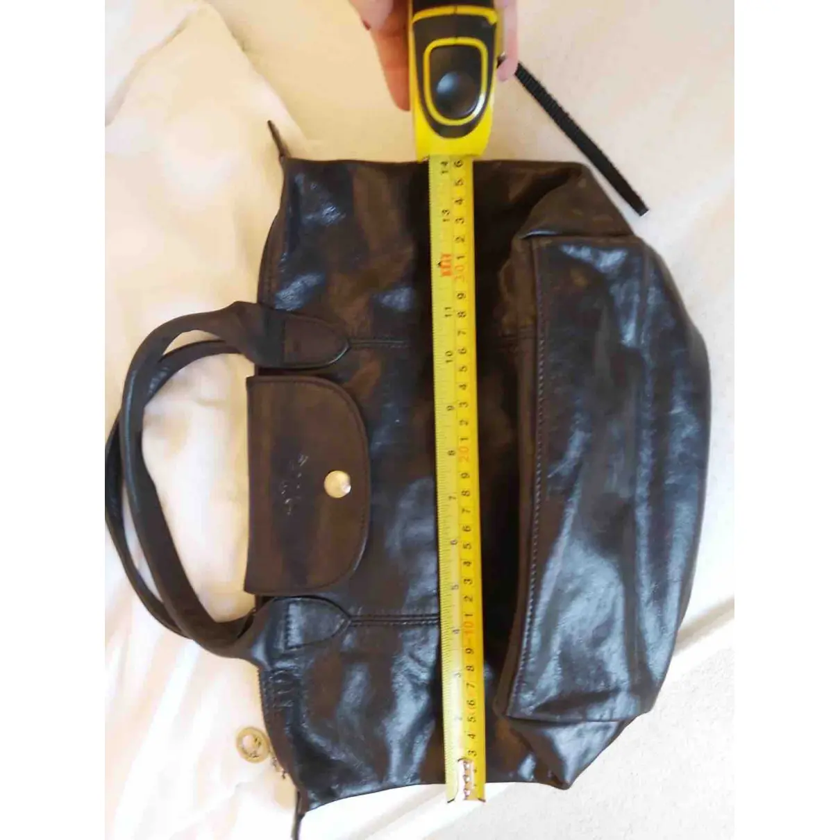 Pliage  leather handbag Longchamp