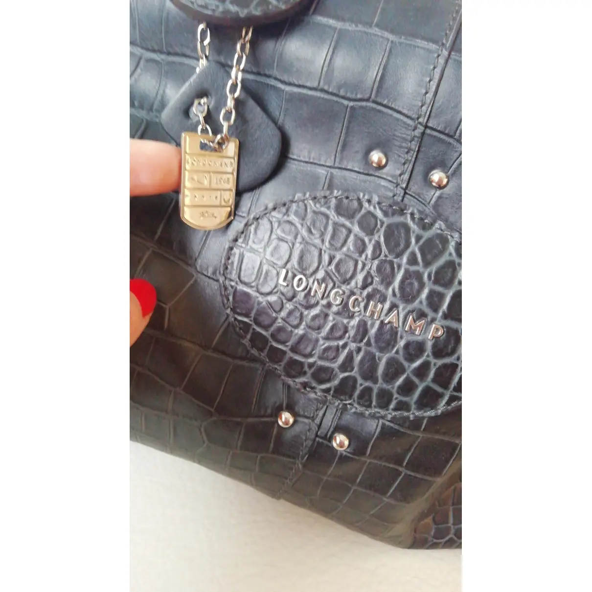 Pliage  leather crossbody bag Longchamp