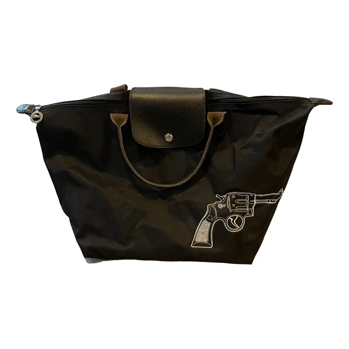 Pliage leather handbag Longchamp
