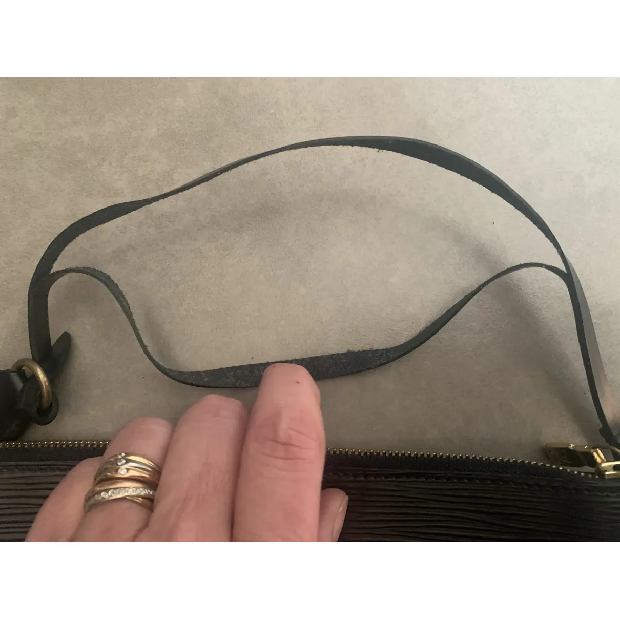 Pochette Accessoire leather clutch bag Louis Vuitton - Vintage