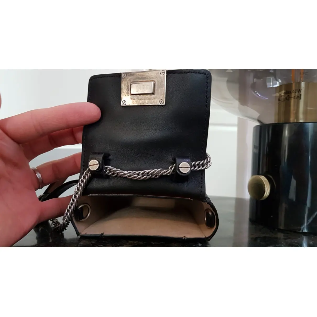 Pocket Mini leather handbag Givenchy
