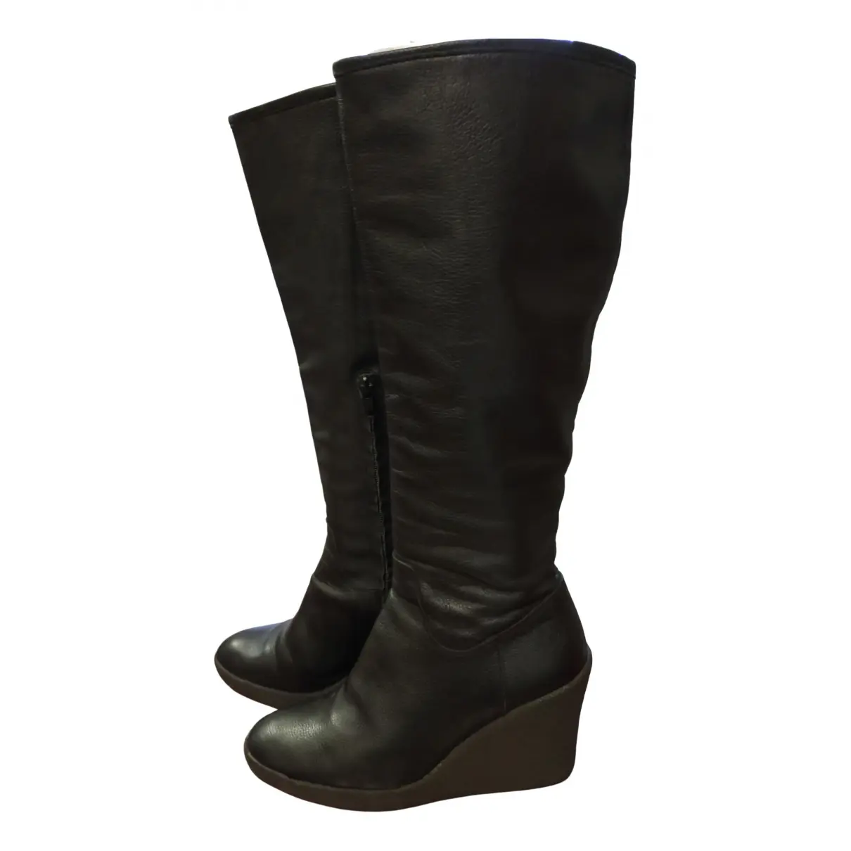 Leather boots Pollini - Vintage