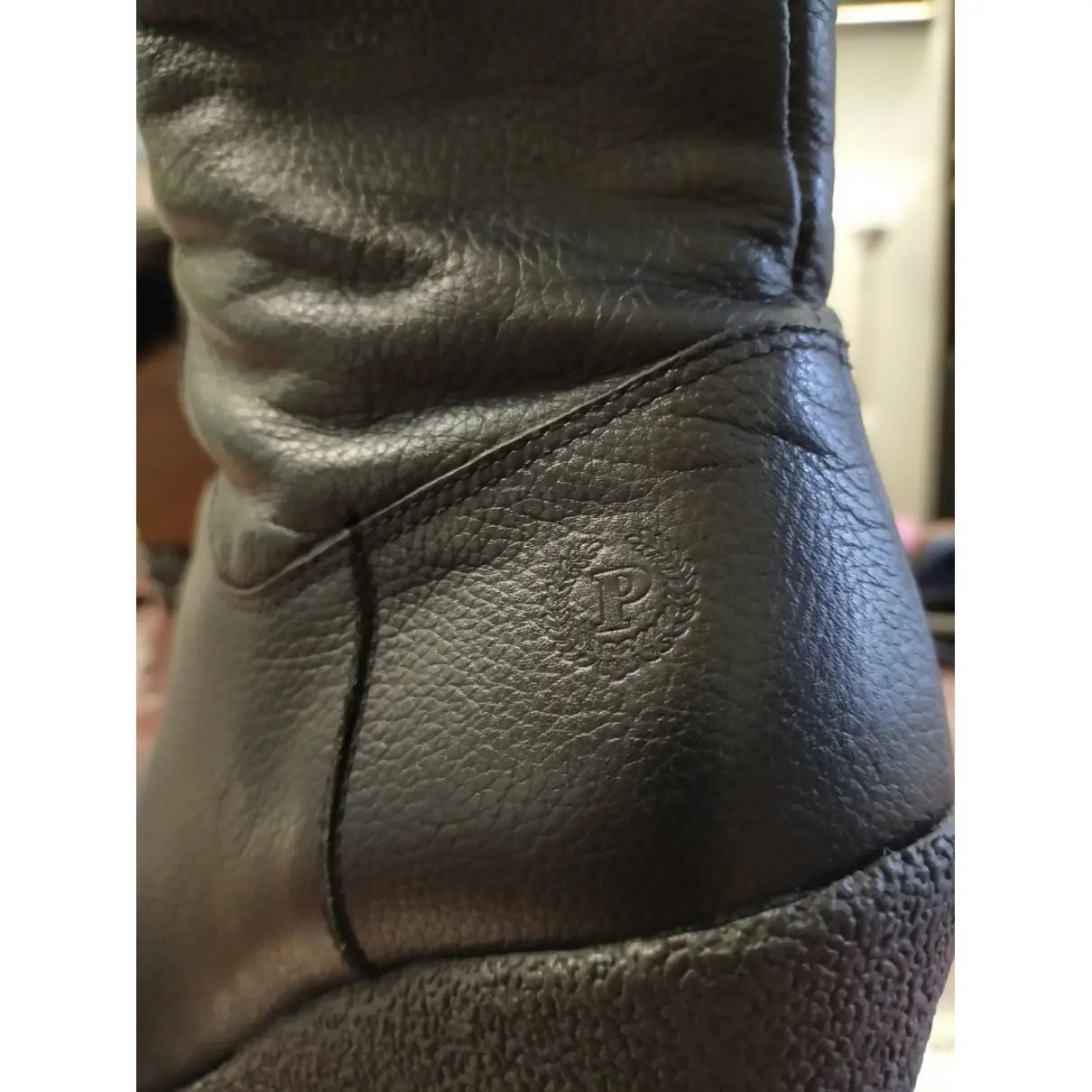 Leather boots Pollini - Vintage