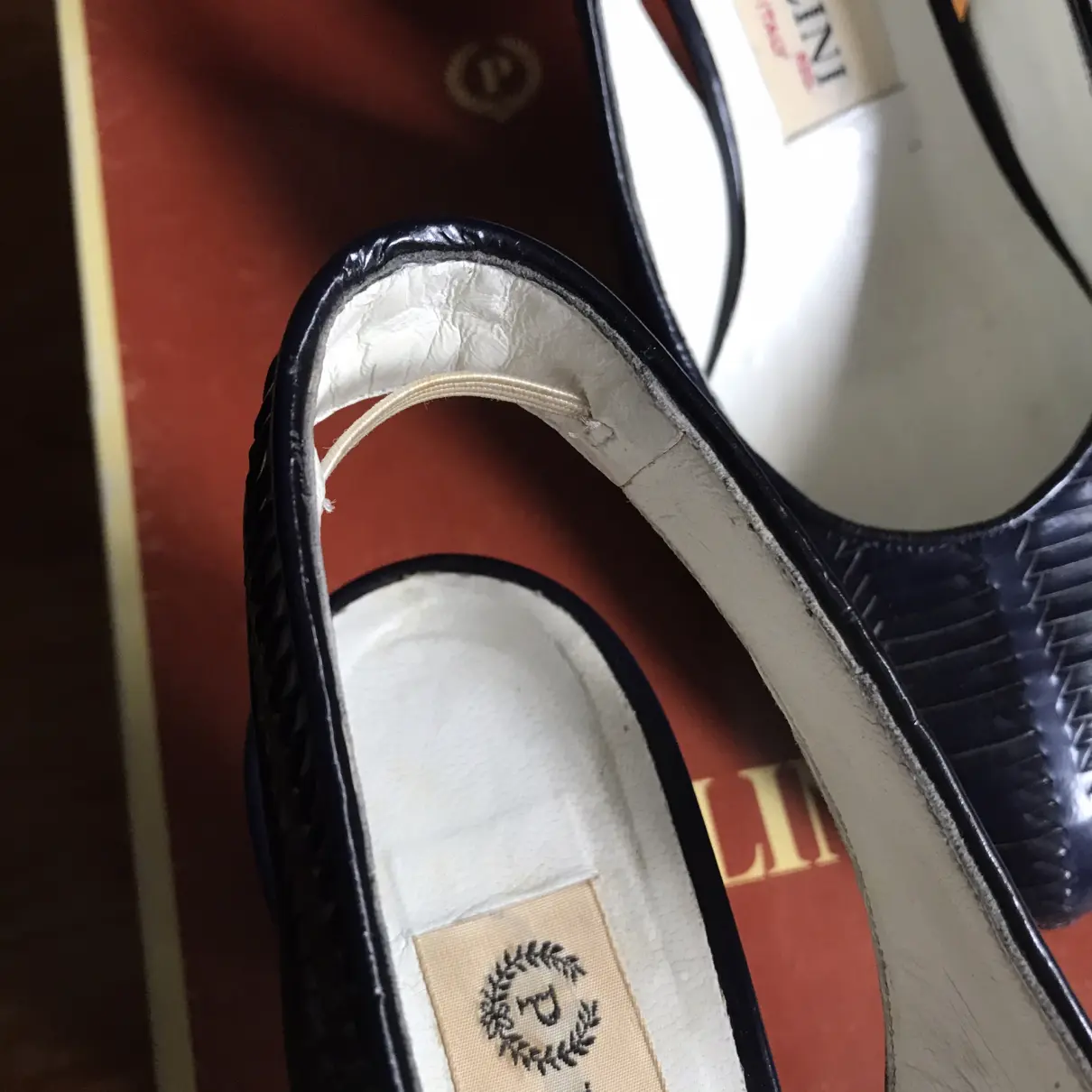Leather sandals Pollini - Vintage