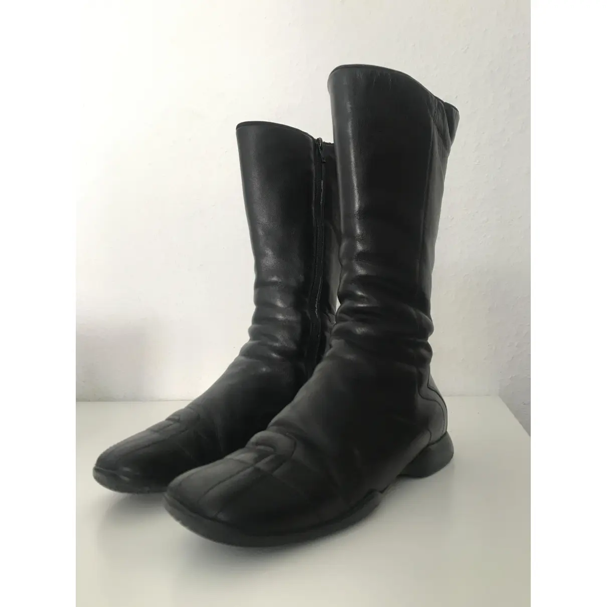 Buy Prada Leather ankle boots online - Vintage