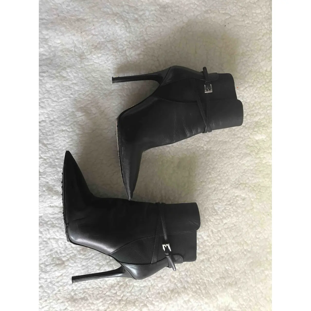 Prada Leather ankle boots for sale