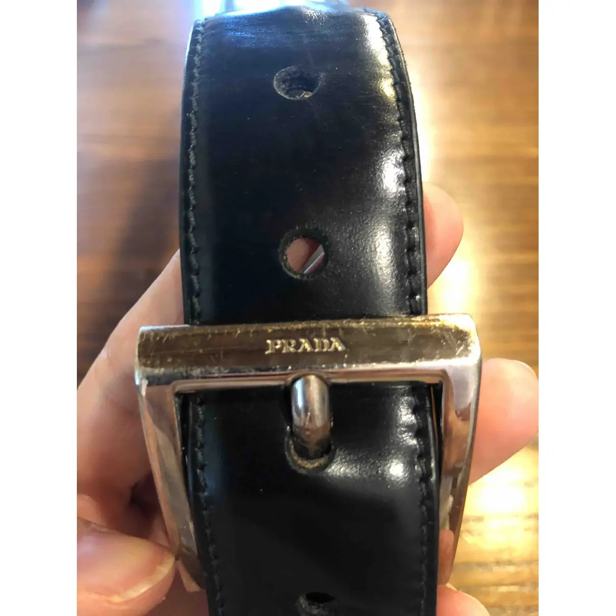 Prada Leather belt for sale